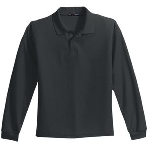 Youth Long Sleeve Silk Touch Polo Thumbnail