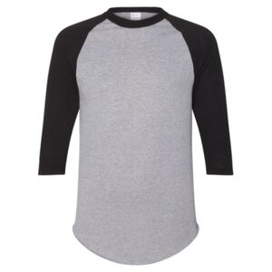 Unisex Three-Quarter Raglan Sleeve Baseball Jersey T-Shirt Thumbnail