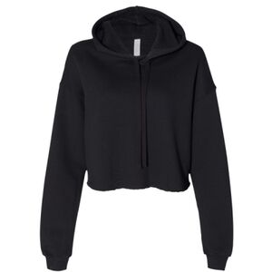 Women's Crop Fleece Hoodie Sweatshirt Thumbnail