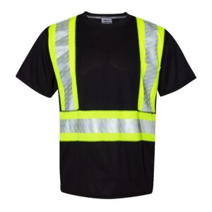 Unisex EV Series® Enhanced Visibility Contrast Pocket T-Shirt Thumbnail