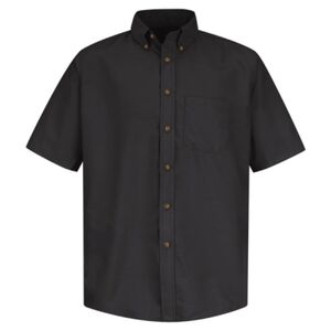 Men's Tall Poplin Short Sleeve Dress Shirt Thumbnail