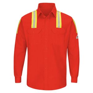 Men's Tall Enhanced Visibility Long Sleeve Uniform Shirt Thumbnail