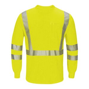 Men's Tall Hi-Visibility Lightweight Long Sleeve T-Shirt Thumbnail