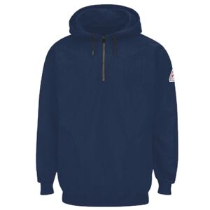 Men's Tall Flame Resistant Quarter-Zip Hooded Sweatshirt Thumbnail