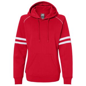 Women's Varsity Fleece Piped Hooded Sweatshirt Thumbnail
