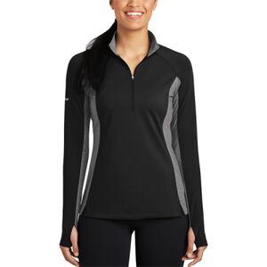 Women's Sport Wick ® Stretch Contrast 1/4 Zip Pullover Thumbnail
