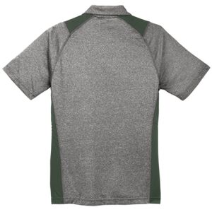 Heather Colorblock Contender ™ Polo - WInona Wrestling Thumbnail